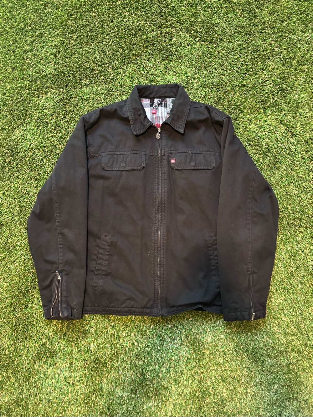 90s Rare heavyweight quicksilver collared jacket
